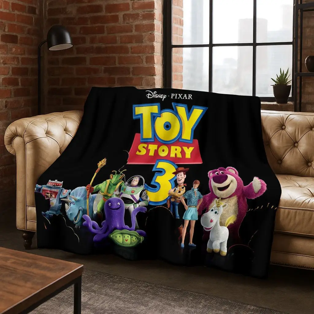 26 Style Toy Story Woody Buzz Cartoon Flannel Blanket,Warm and