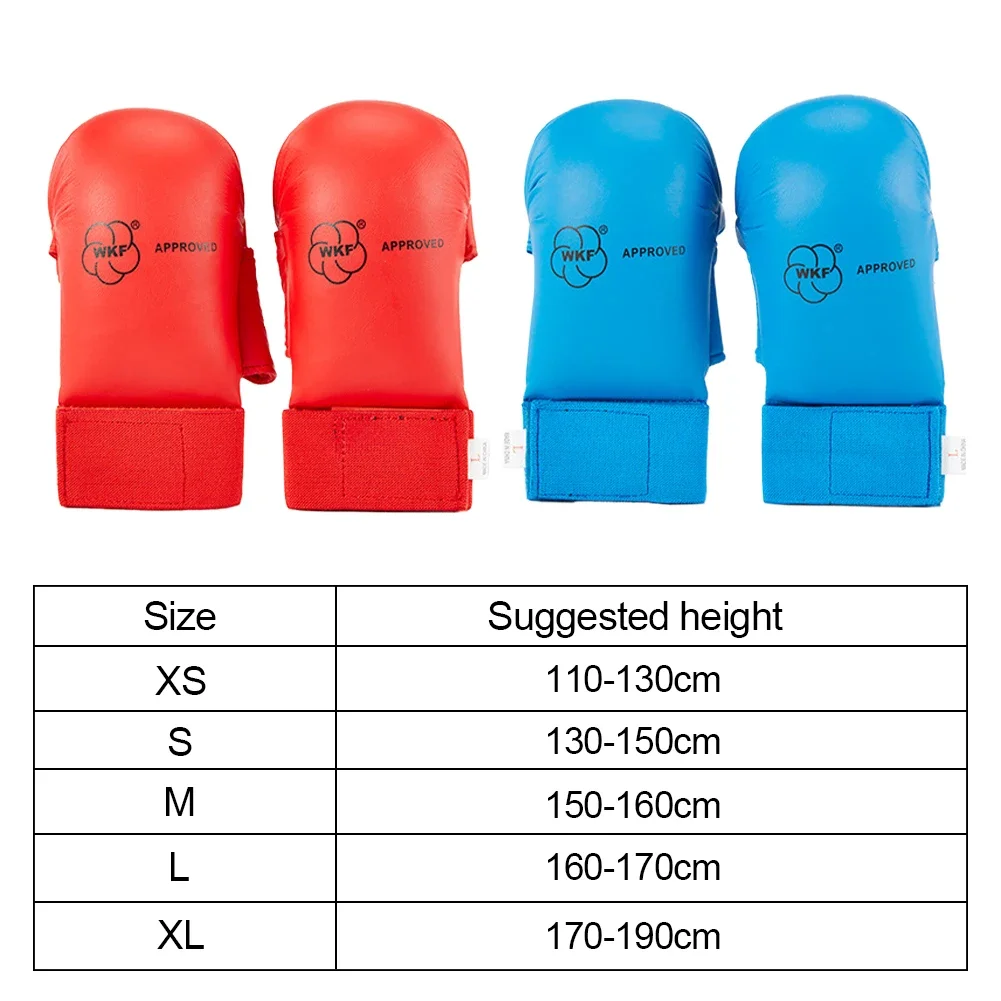 Karate Gloves Thumb Protection Thickened Model Professional Karate Hand Guard MMA Adult Children Hand Guard Boxing Gloves