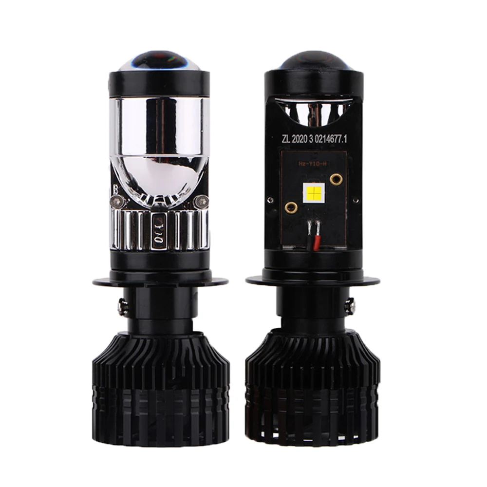 

Car Headlight Mini Lens H4 H7 Mini LED Projector Turbo Fan Y10 Bulb Canbus Auto Motorcycles HeadLamp High Low Beam Fog Lights