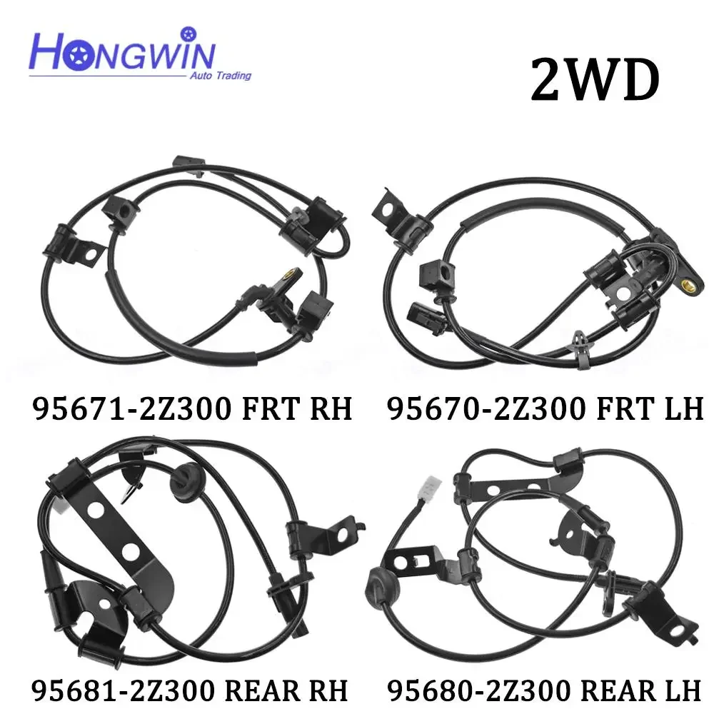 2WD Front Rear Right Left ABS Speed Sensor For Hyundai Tucson IX35 2010- 956702Z300 956712Z300 956802Z500 956812Z500