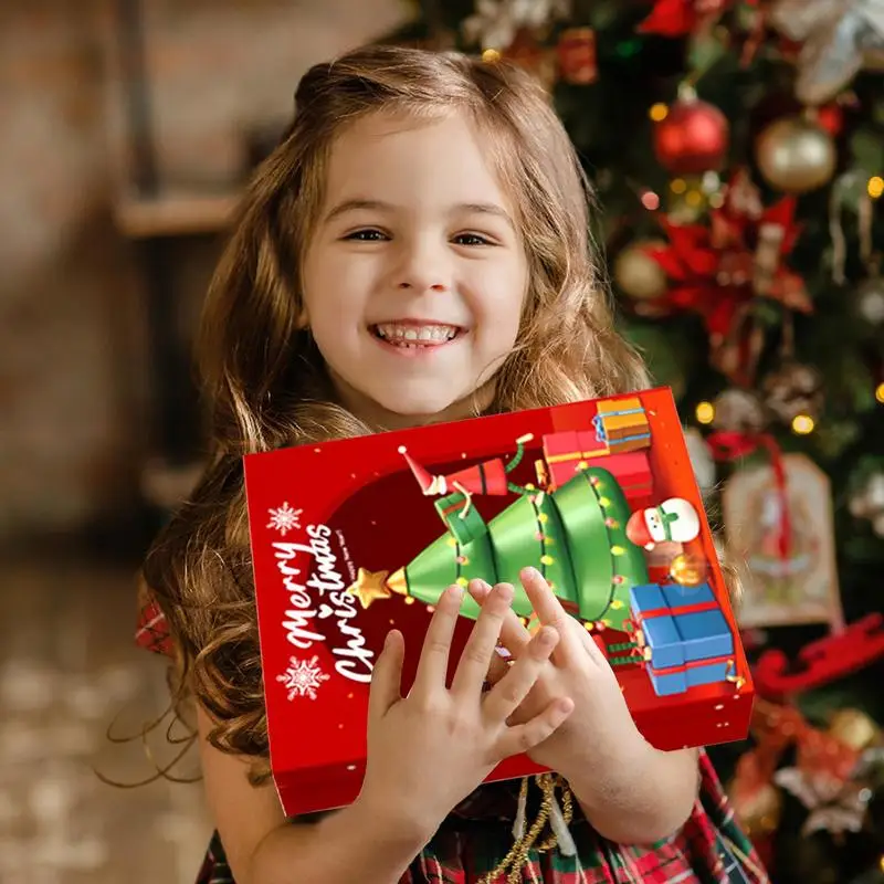 Christmas Advent Calendars Anti Stress Squeeze Toys 2024 Christmas Countdown Calendar Collectible Figurines Kids Xmas Gift Box