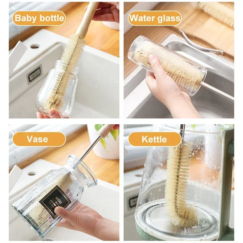 Long Handle Bottle Cleaning Brush for Household