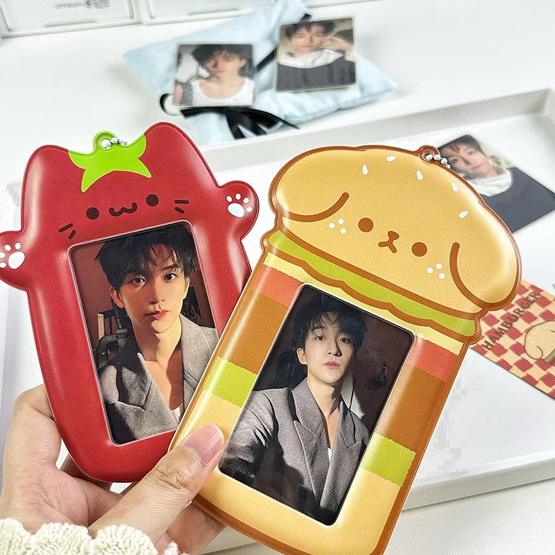 3 Inch Cute Photocard Holder Kpop Photo Card Organizer Idol Photo