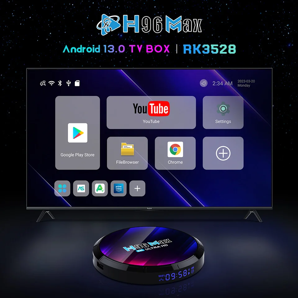H96max m1 Android 13.0搭載 8K TV BOX H96MAX Quad Core TV Box H96max m1 Android 13.0搭載 8K TV BOX H96MAX Quad Core TV Box