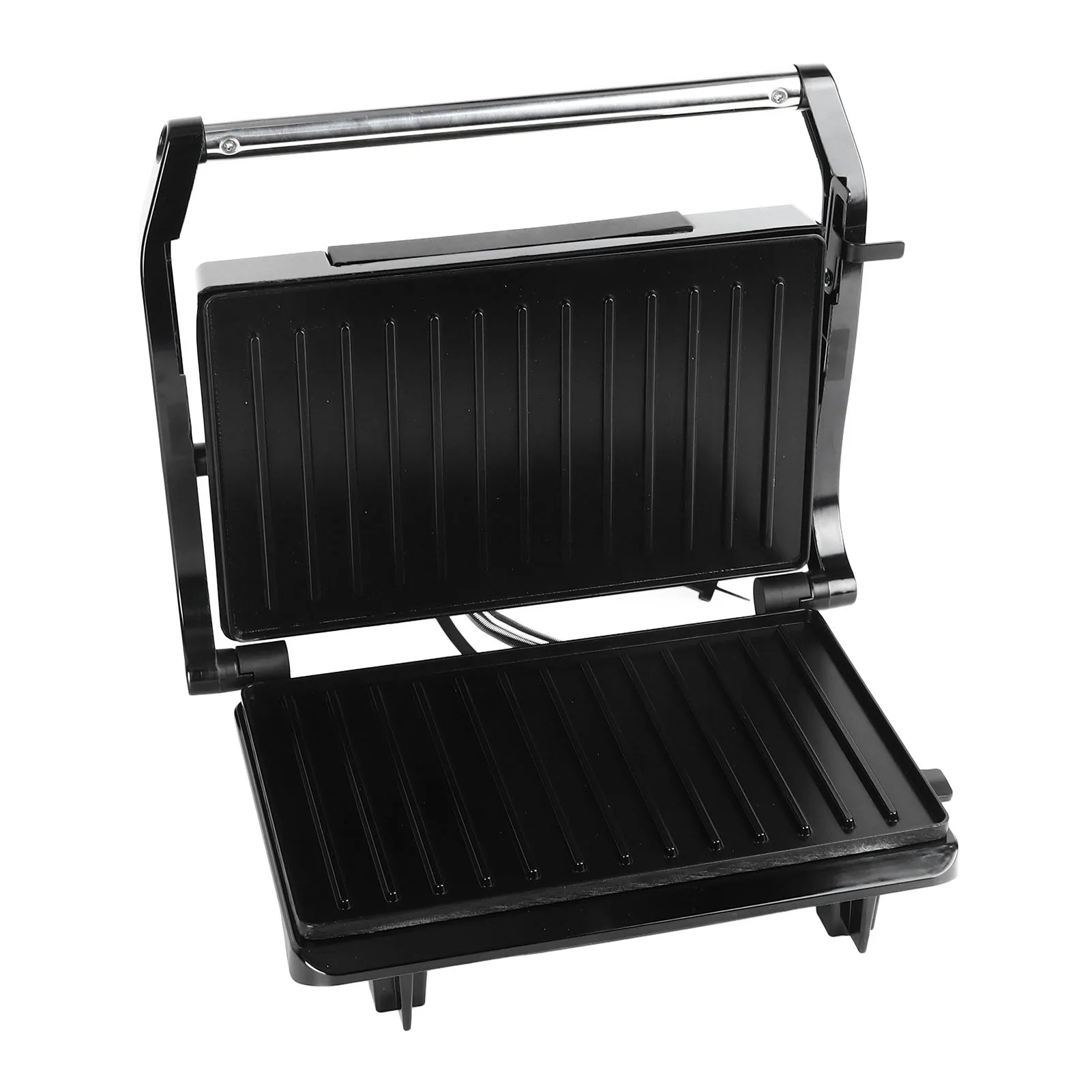 Electric Steak Griddle Double Sided Fast Heating Aluminum Electric Panini Press Grill for Sandwich Breakfast Making 3