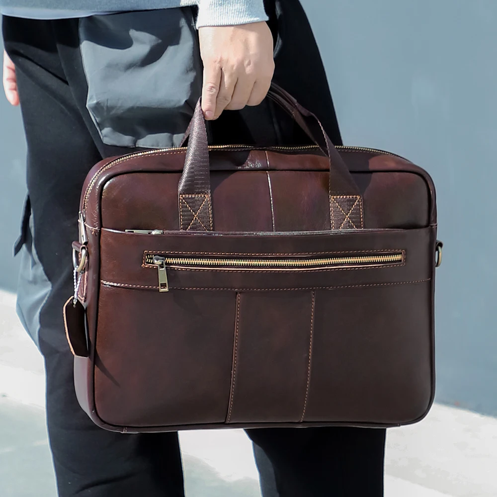 coffee-a4-top-grain-genuine-leather-14''-156''-laptop-executive-office-men-briefcase-portfolio-business-messenger-bag-m6523