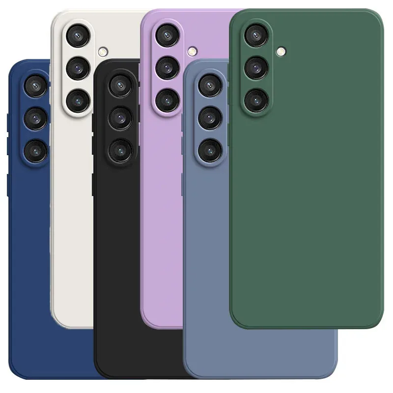 Liquid Silicone Protective Case - Soft Back Cover Shell