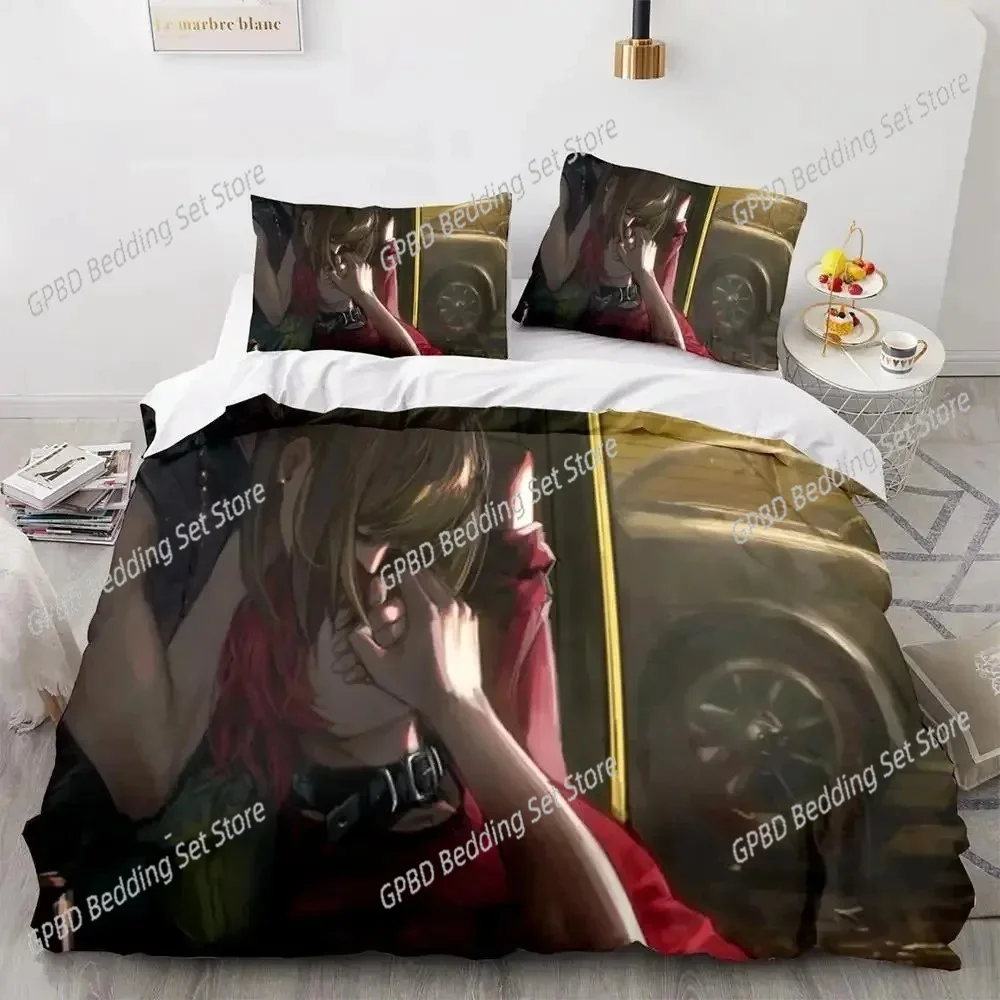 3D Print Anime Death Note Bedding Set Single Twin Full Queen King Size Bed Set Adult Kids Bedroom Duvet cover Sets Home Textiles 5
