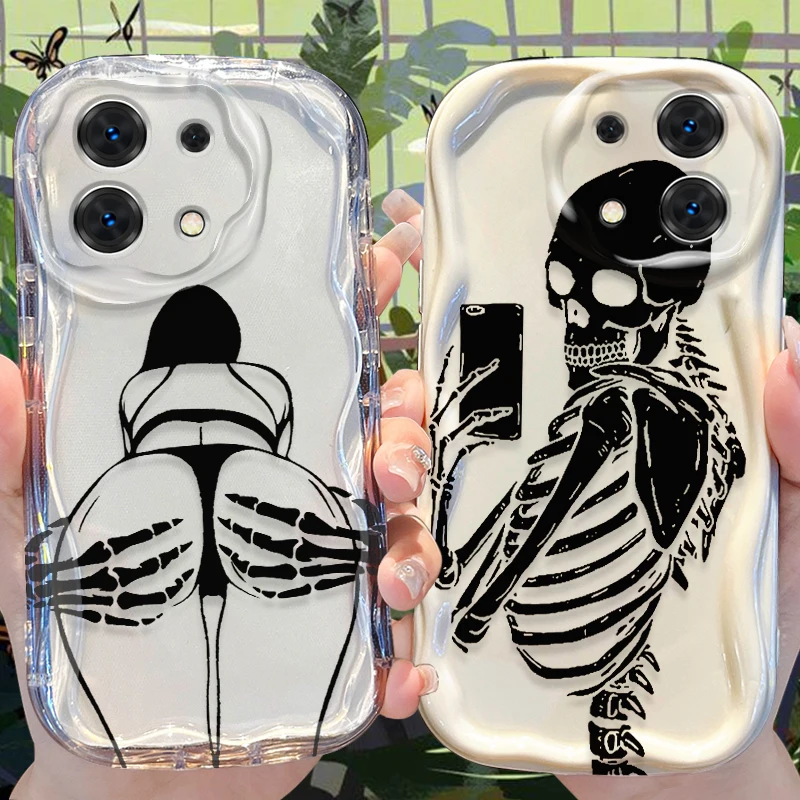 Shockproof Soft Silicone Skeleton Phone Case