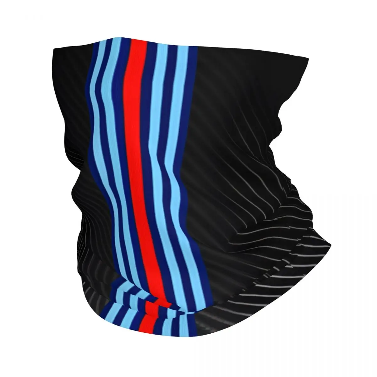 Motorcycle Bandana Carbon Fiber Racing Stripes Neck Cover Balaclava Riding Unisex Adult Washable