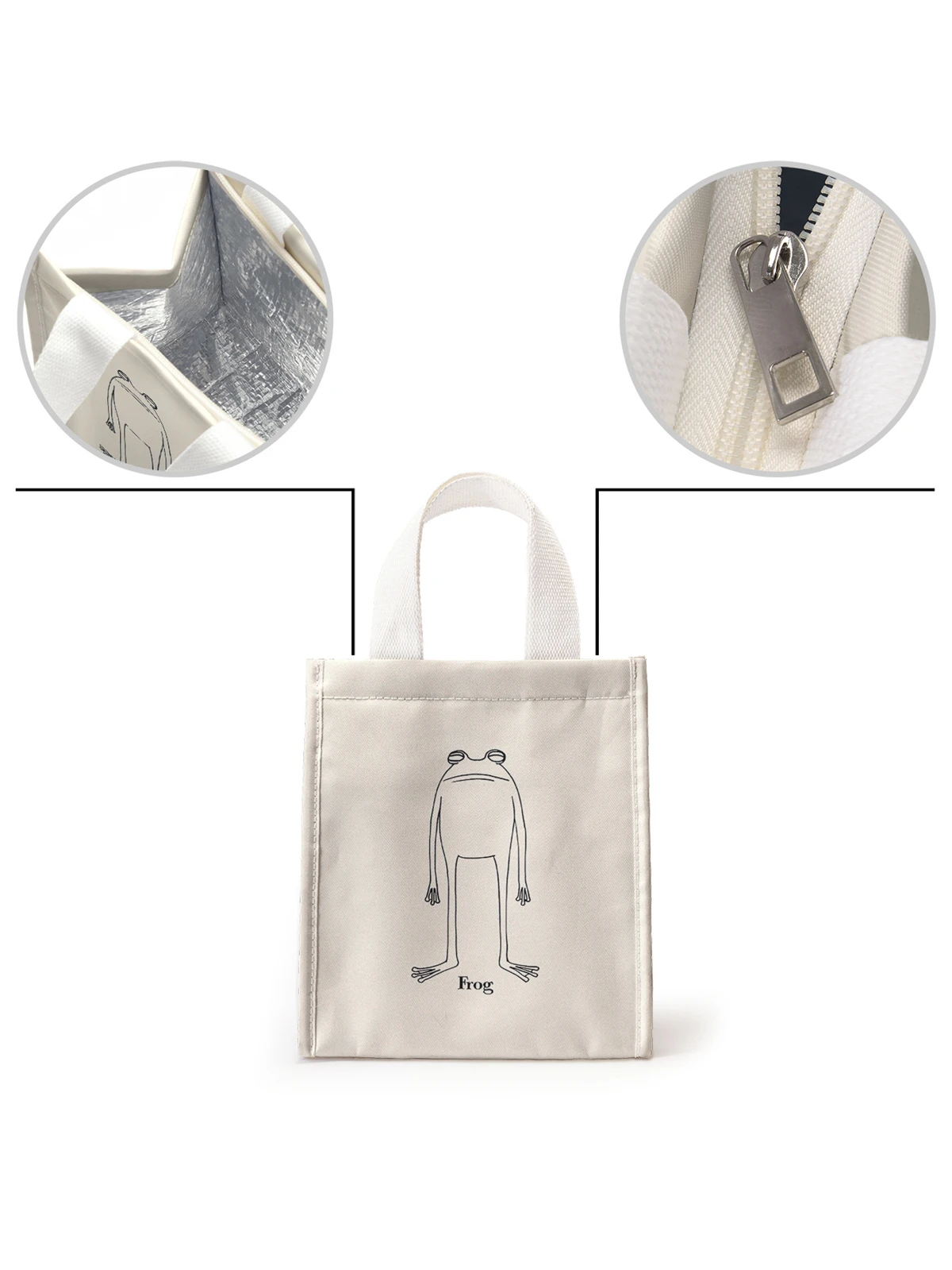 Insulated Lunch Bag Insulation Bento Pack Aluminum Foil Rice Bag Meal Pack Ice Pack Student Bento Lunch Handbag Insulation