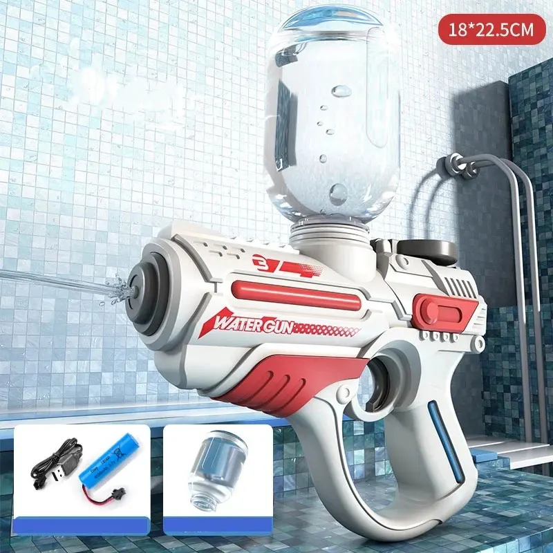 Summer hot selling wholesale prices for children's water gun toys, space science fiction designs, electric water guns, water bat 5