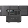 Portable Power Station, Equipped with 200W Solar Panels, 2048Wh Battery Backup Power Supply, and 4 2400W AC Power Sockets 1