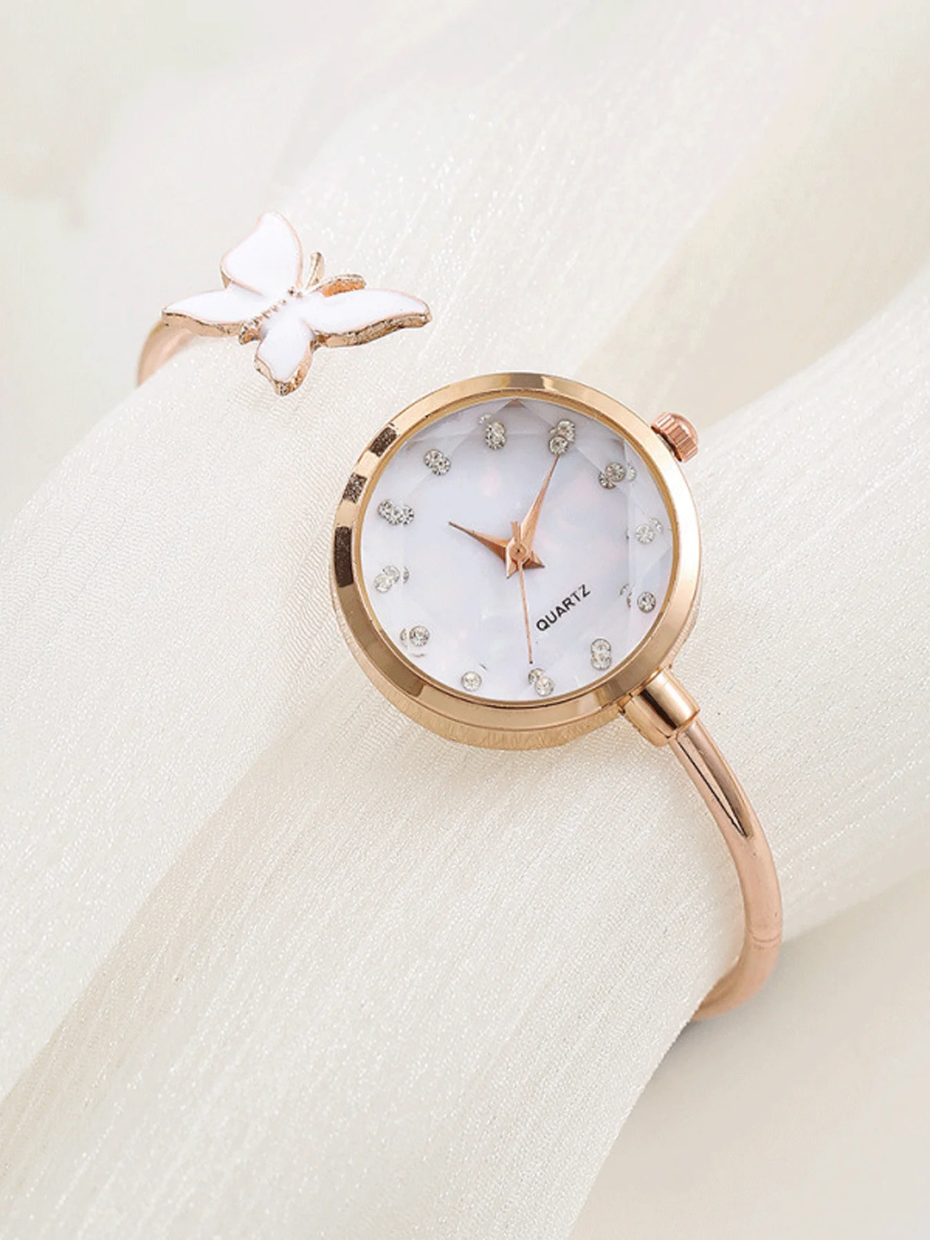 Beimu face bracelet butterfly watch high-end watch women's watch compact open jewelry watch