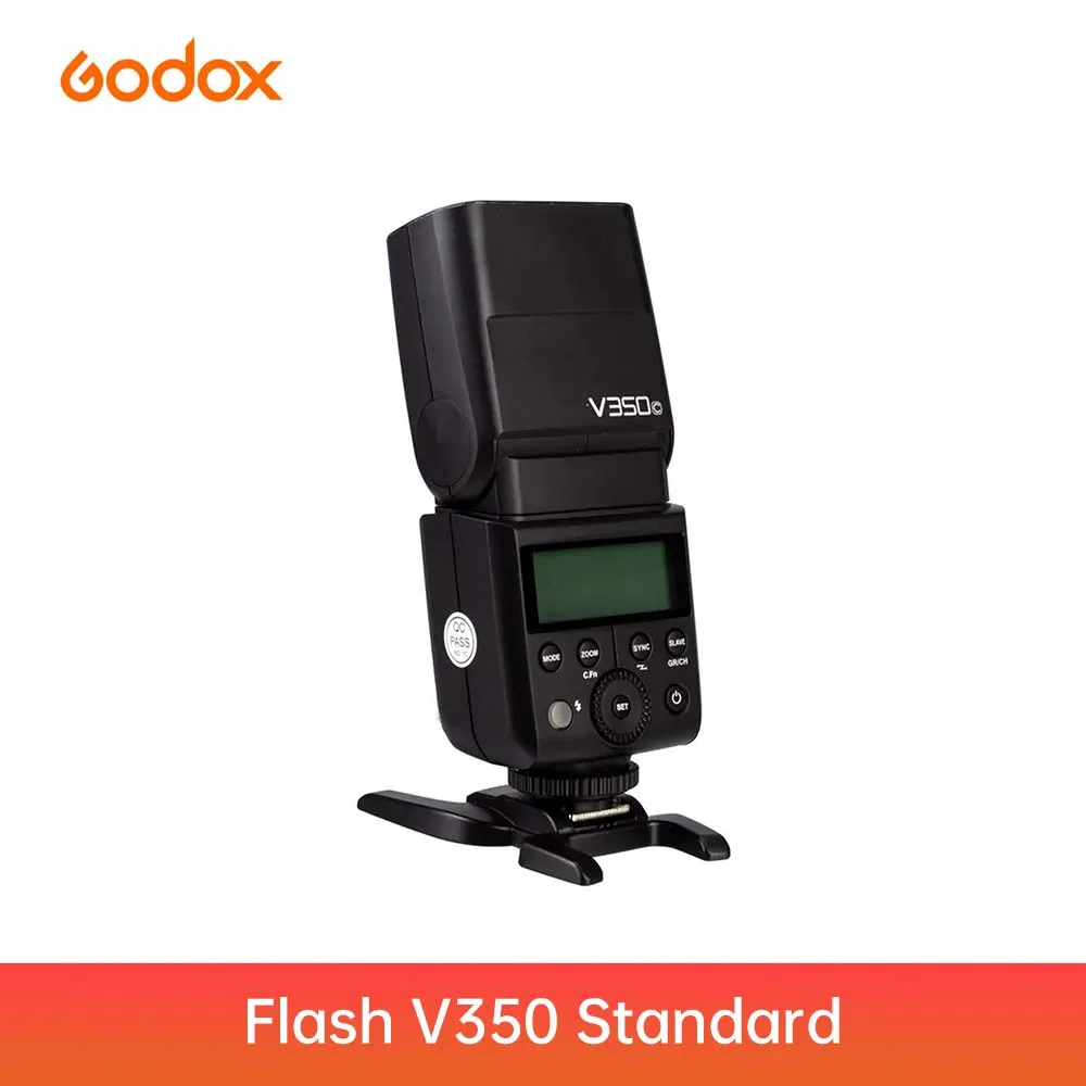 Godox V350 TTL 스피드라이트 플래시 2.4G HSS 리튬 이온 배터리 카메라 플래시 GN36 (캐논, 니콘, , 후지필름, 올림푸스, 파나소닉용)