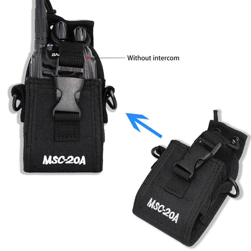 

MSC-20A Case Holder Pouch Bag For BaoFeng BF-888S UV-5R UV-S9 Plus Walkie Talkie TYT Wouuxn Two Way Radio Case Holder