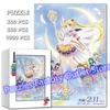 Sailor Moon Jigsaw Puzzles Japanese Beauty Girl Sailor Mercury Sailor Mars Figure Puzzle Kids Intellectual Toys Christmas Gifts 3
