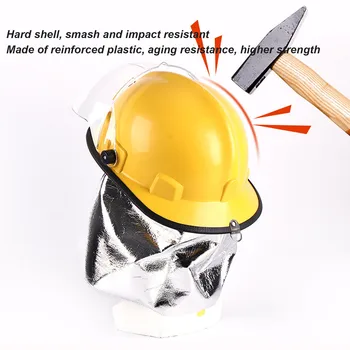 Casco di sicurezza per pompiere Elmetto antincendio leggero ad alta resistenza ignifugo resistente al calore Comodo per il salvataggio