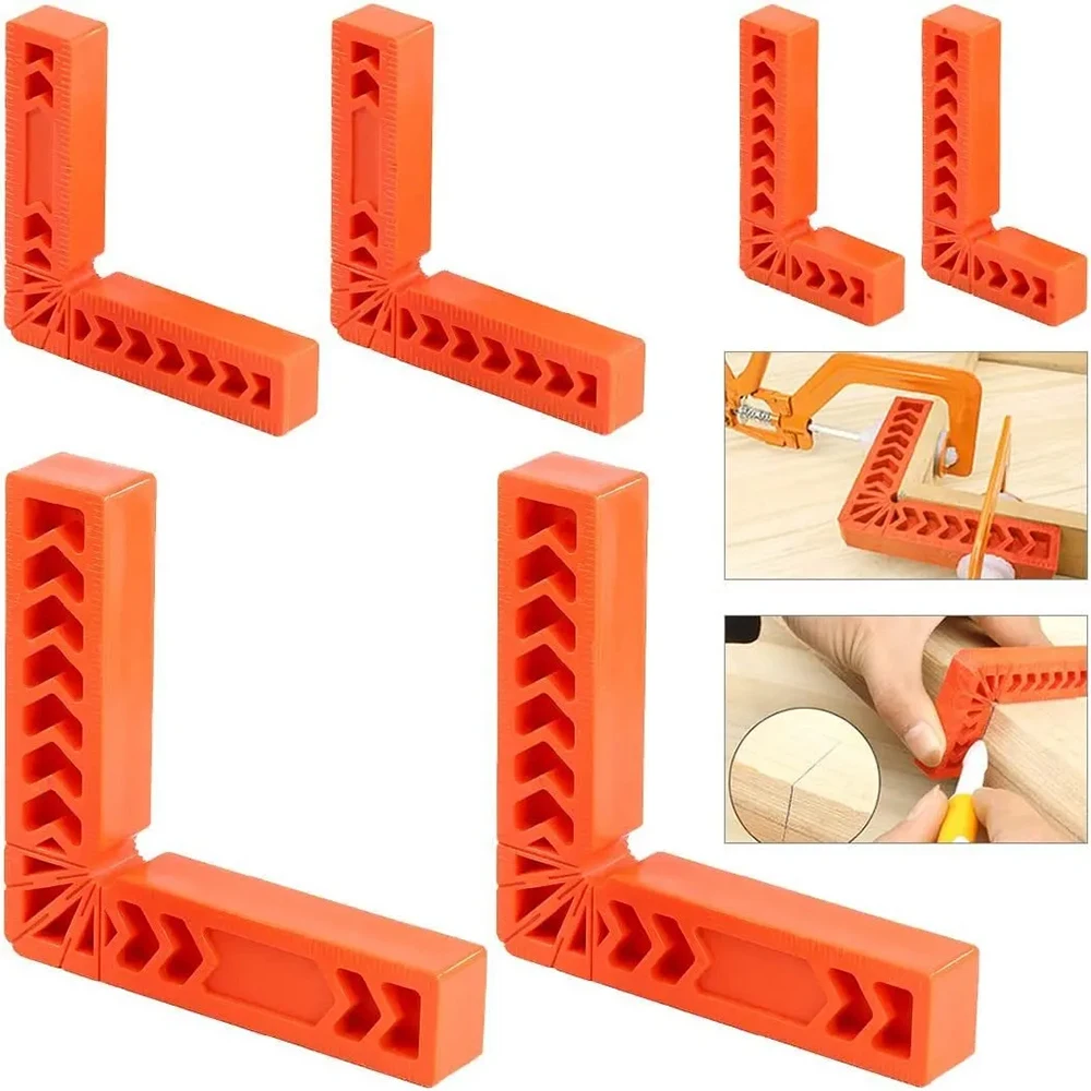 90 Degree L-shaped Right Angle Fixing Clip with scale Auxiliary Fixture Position