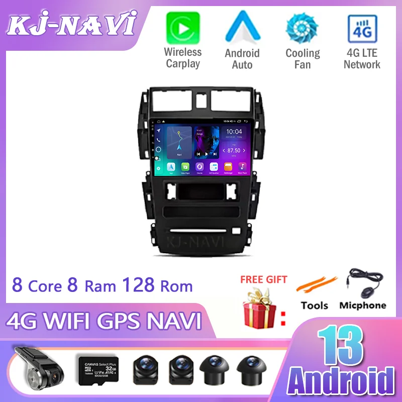 Car Radio Video Player GPS Navigation Stereo For Nissan Teana J31 2003