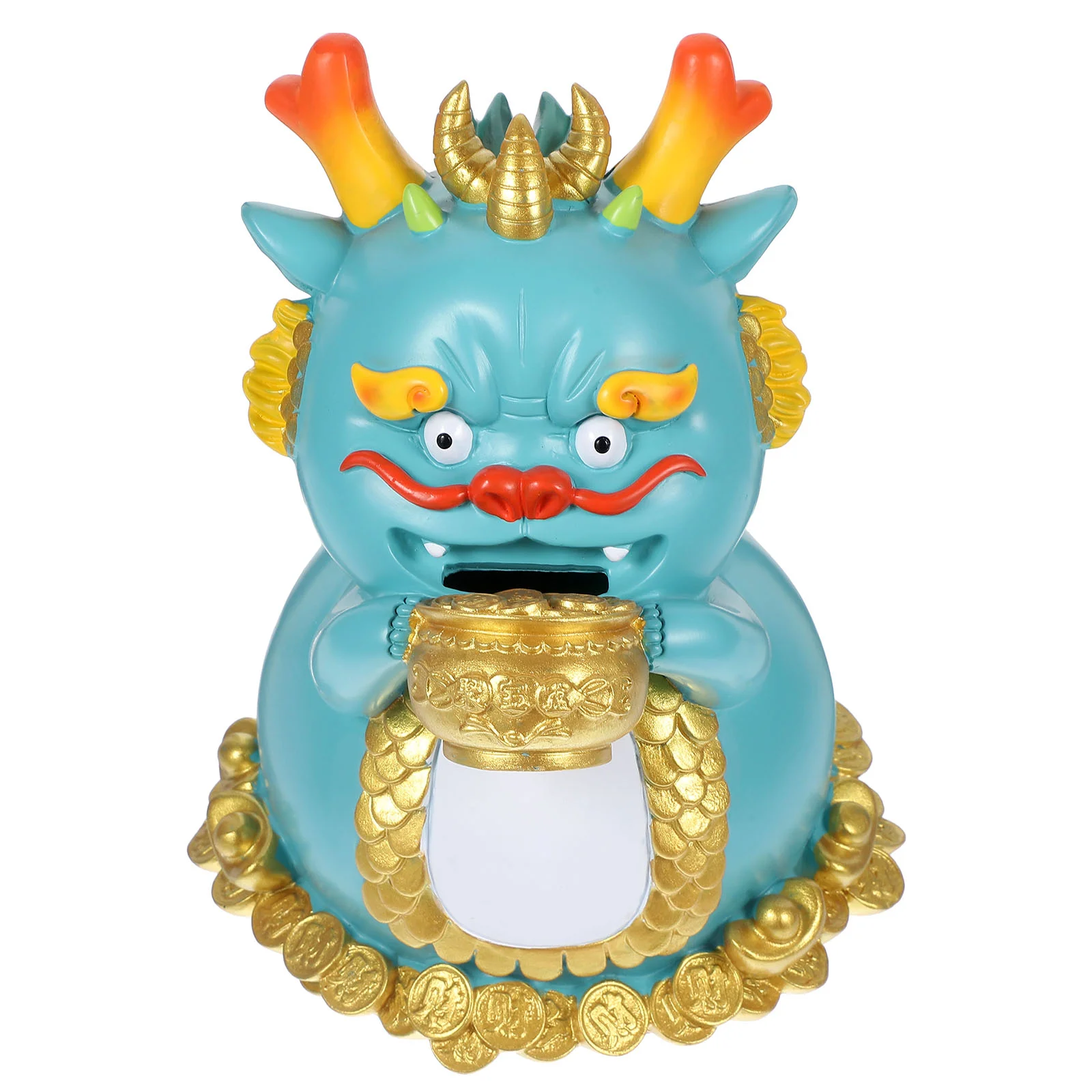 

Piggy Bank Cartoon Resin Dragon Piggy Bank Chinese Zodiac Dragon Coin Bank