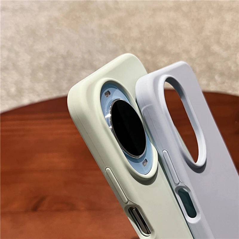 Premium Luxury Liquid Silicone Shockproof Back Cover