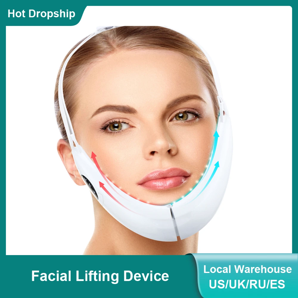 Facial Lifting Device LED Photon Therapy Facial Slimming Vibration