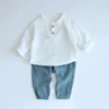 Summer Baby Boy Clothes Sets Cotton T-shirts +Shorts For 0-5 Years Boys Kids Clothes 2