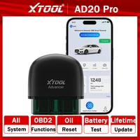 XTOOL AD20 PRO OBD2 Scanner Wireless BT Car Diagnostic Tool with All System Scan Code Reader Clear Oil Reset for iPhone Android 1