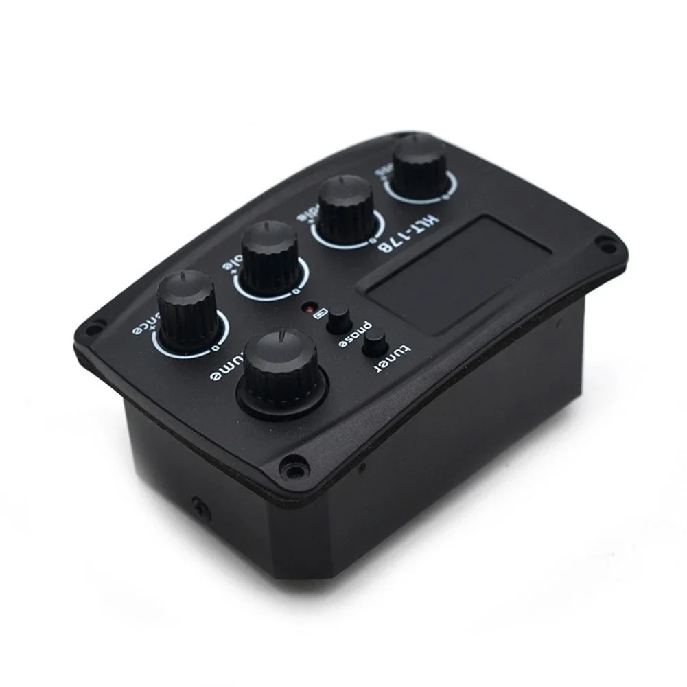 Chitarra Pick Up 4 Band Pick Up Accessori Per Strumenti Musicali Folk Chitarra Classica Pick Up Con 12 Tariffe Medie Sintonizzatore Klt-17B