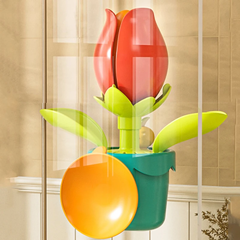 Baby Funny Water Game Bath Toy Sunflower Bathroom Shower Spray Water Bathroom Bathtub Toy Fun Water Spray Sprinkler 5