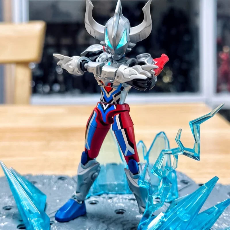 새로운 Keeppley 울트라맨 제로 04 액션 피규어 수집용 조립식 가동 모델 장난감 울트라맨 기드 제로 벨리아 크리스마스 선물