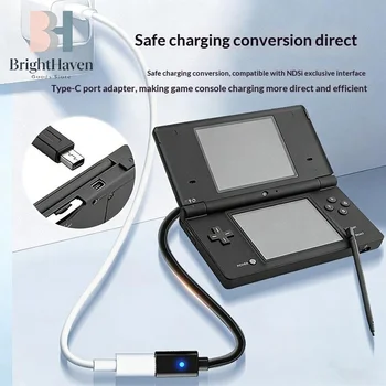 Cavo di ricarica di tipo C per console 3DS 3DSLL 3DSXL, cavo di alimentazione per controller di gioco, cavo USB C per console B.H.