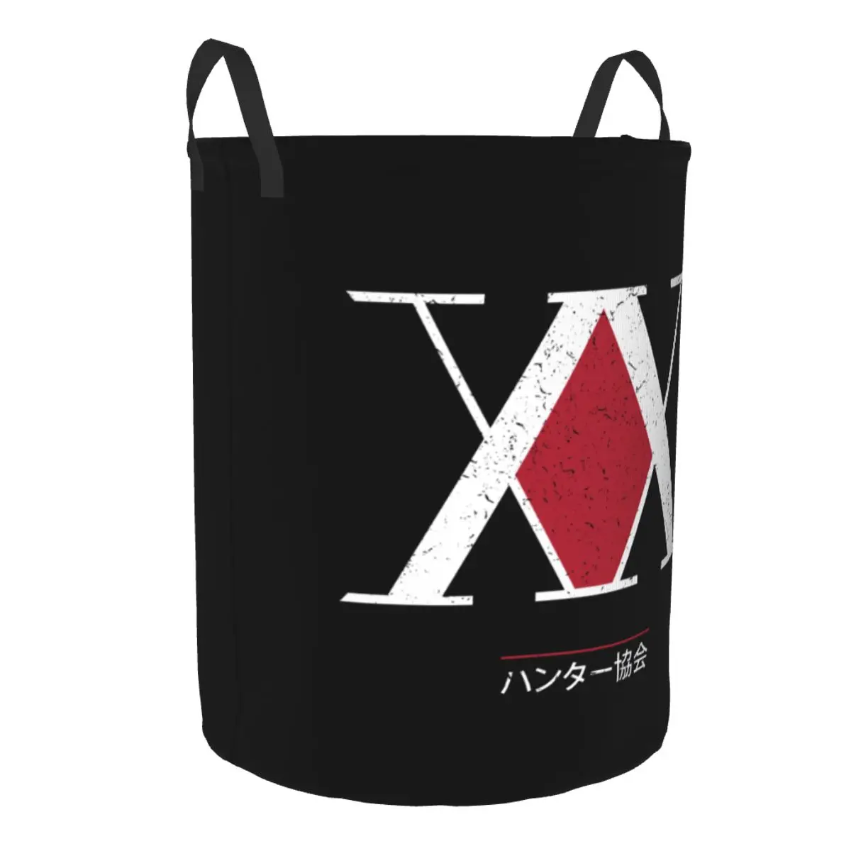 Custom Hunter X Hunter Association Laundry Basket Collapsible Japanese Anime Manga Hxh Clothes Hamper for  Kids Toys Storage Bin 2
