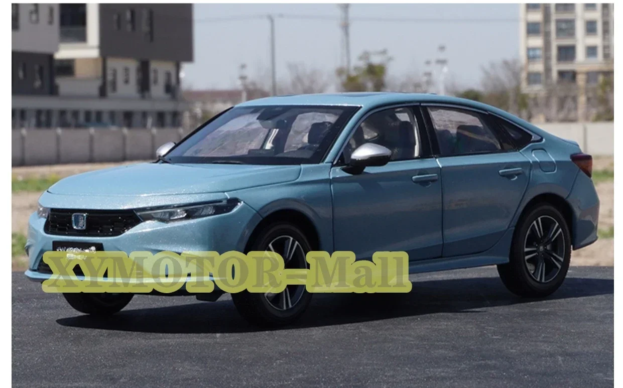 

1:18 для HONDA INTEGRA e:HEV 2022 модель автомобиля Литые металлические хобби игрушки для детей мальчиков подарки демонстрационные коллекционные украшения синий/желтый