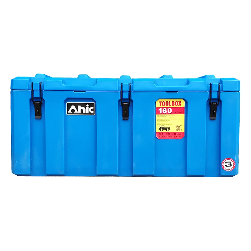 

AHIC TB160 160L/169QT Waterproof Dustproof Large Rotomolded Plastic Multipurpose Tool Box