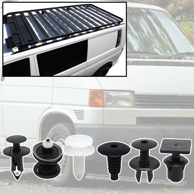 240Pcs Für VW Transporter T4 T5 T6 Motor Bumper Retainer Säule Trim Tür  Boot Futter Dach Teppich Panel Streifen clip Zubehör - AliExpress