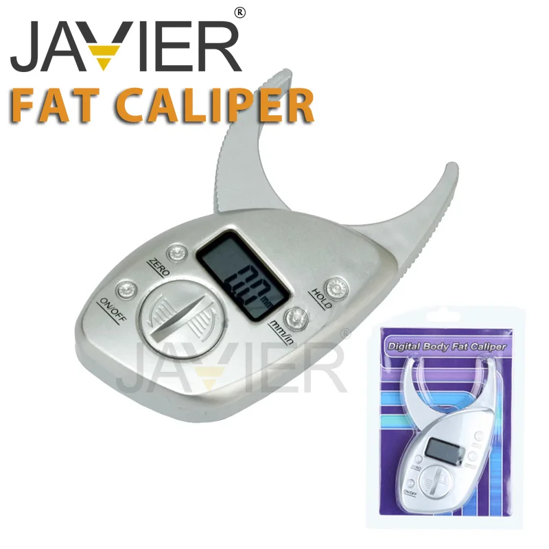 Plastic Body Fat Caliper Handheld Unisex Body Fat Measurement