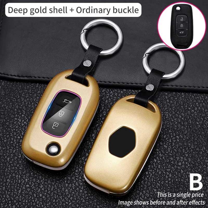 Cover Telecomando/chiave per Renault Kadjar Captur Symbol Koleos Megane portachiavi accessori Auto 14 Cover Telecomando/chiave per Renault Kadjar Captur Symbol Koleos Megane portachiavi accessori Auto - S696a4e4a643046e3a227ed924da0b7ffl