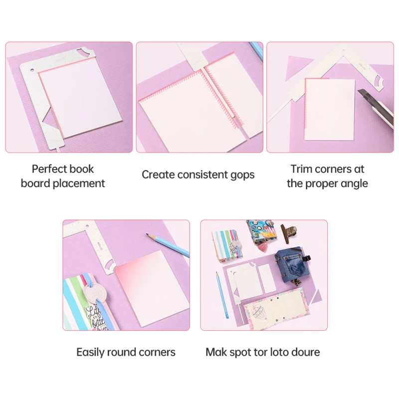 KW-TRIO Book Cover Guide Metal Bookbinding Tool
