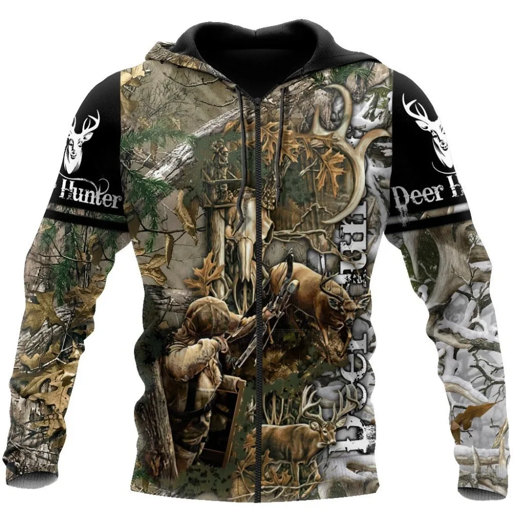 

Beautiful Elk Hunting 3D Printed Hoodie Animal Men Sweatshirt Unisex Streetwear Zip Pullover Casual Jacket Tracksuits