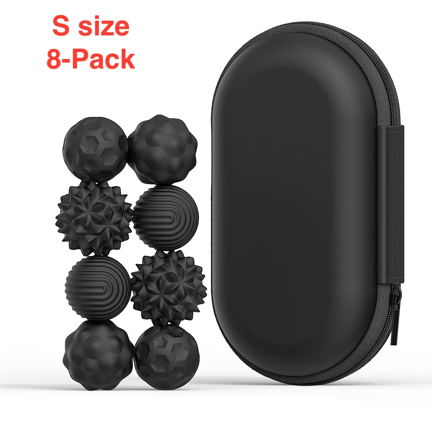 S 8-pack Black
