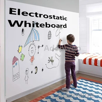 DIY Roll Paper Graffiti Scroll Whiteboard Wall Sticker Painting Drawing Early Educational Toys No Damage to Wall Easy to Clean 1