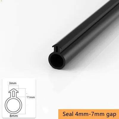 Sealing strip 10M O Type Plastic Steel Door Window sealing strip Silicon Rubber Elastic Band Draft Stopper for door gap seal Window hardware