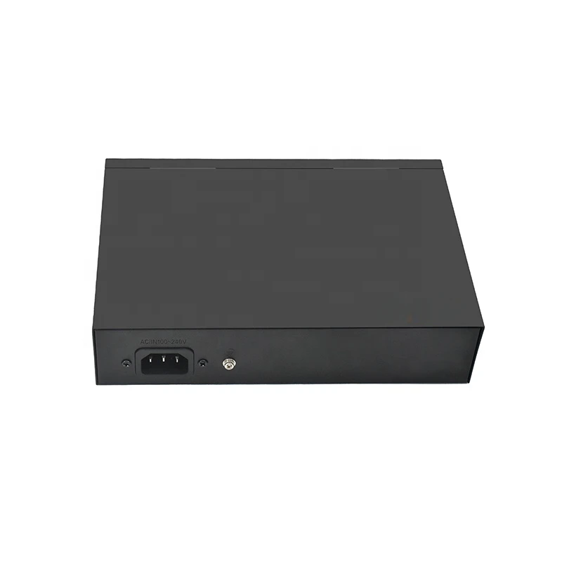 48V Gigabit Ethernet Switch 10/100/1000M 4 PoE+2Port Uplink+2 SFP Ethernet PoE Switch for IP Camera