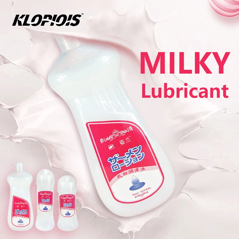 Imitation Semen Lubricant 500ml Viscous Milk White Simulation Sperm Gay