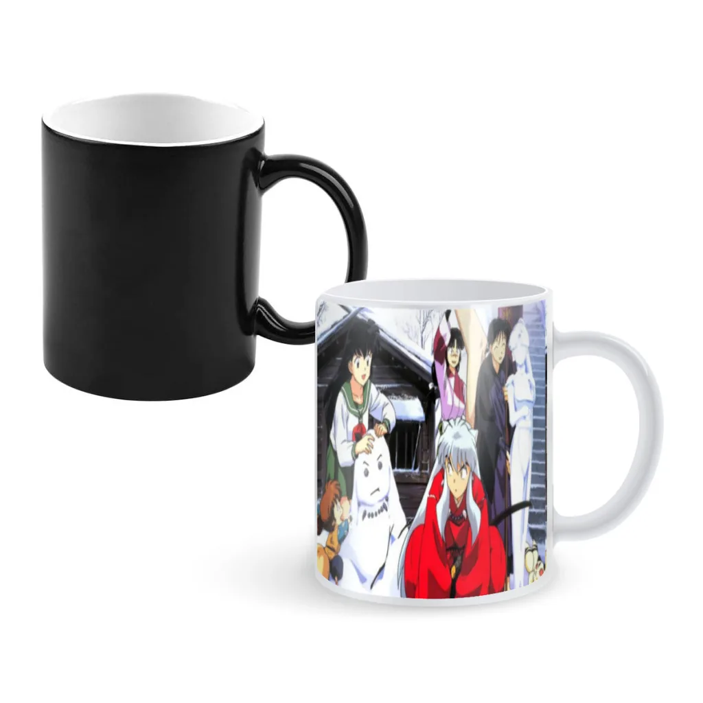 thumbnail image 1 of Inuyasha Anime One Piece Coffee Mugs And Mug Creative Color Change Tea Cup Ceramic Milk Cups Novelty Gifts, 1 of 5
