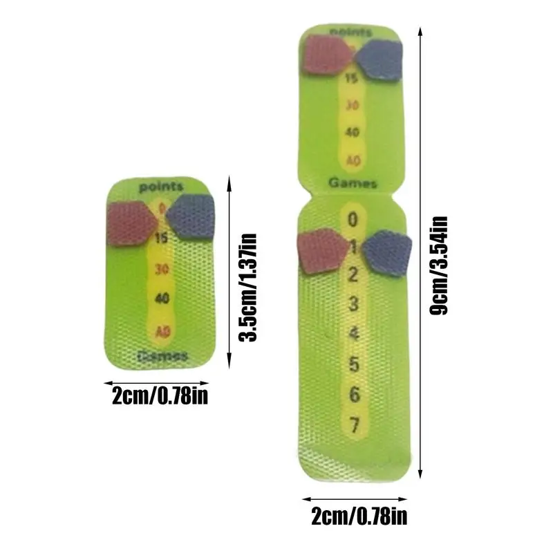 Tennis Score Counter Padel Score Keeper For Racket Tear Easily Without Glue Pickleball Scoreboard Tennis Equipment