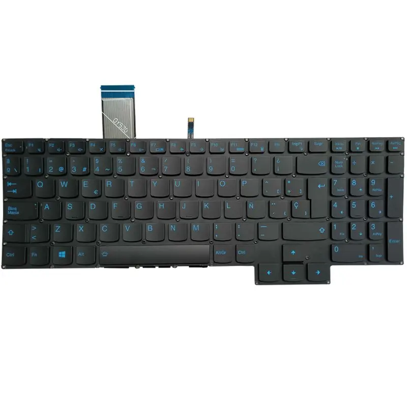 New Retroiluminado Teclado Espanhol para Lenovo Legião 515ach6h 15ach6h 16ach06 15ith6 15ith6h 15ach6a 17ach6 5-15imh05h 15arh05h - Imagem 3