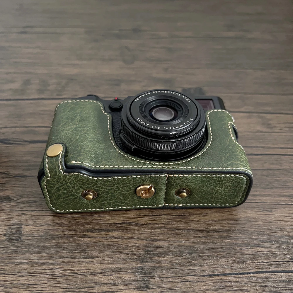 PU Leather Case for Fujifilm Fuji X100F X100V camera bag with